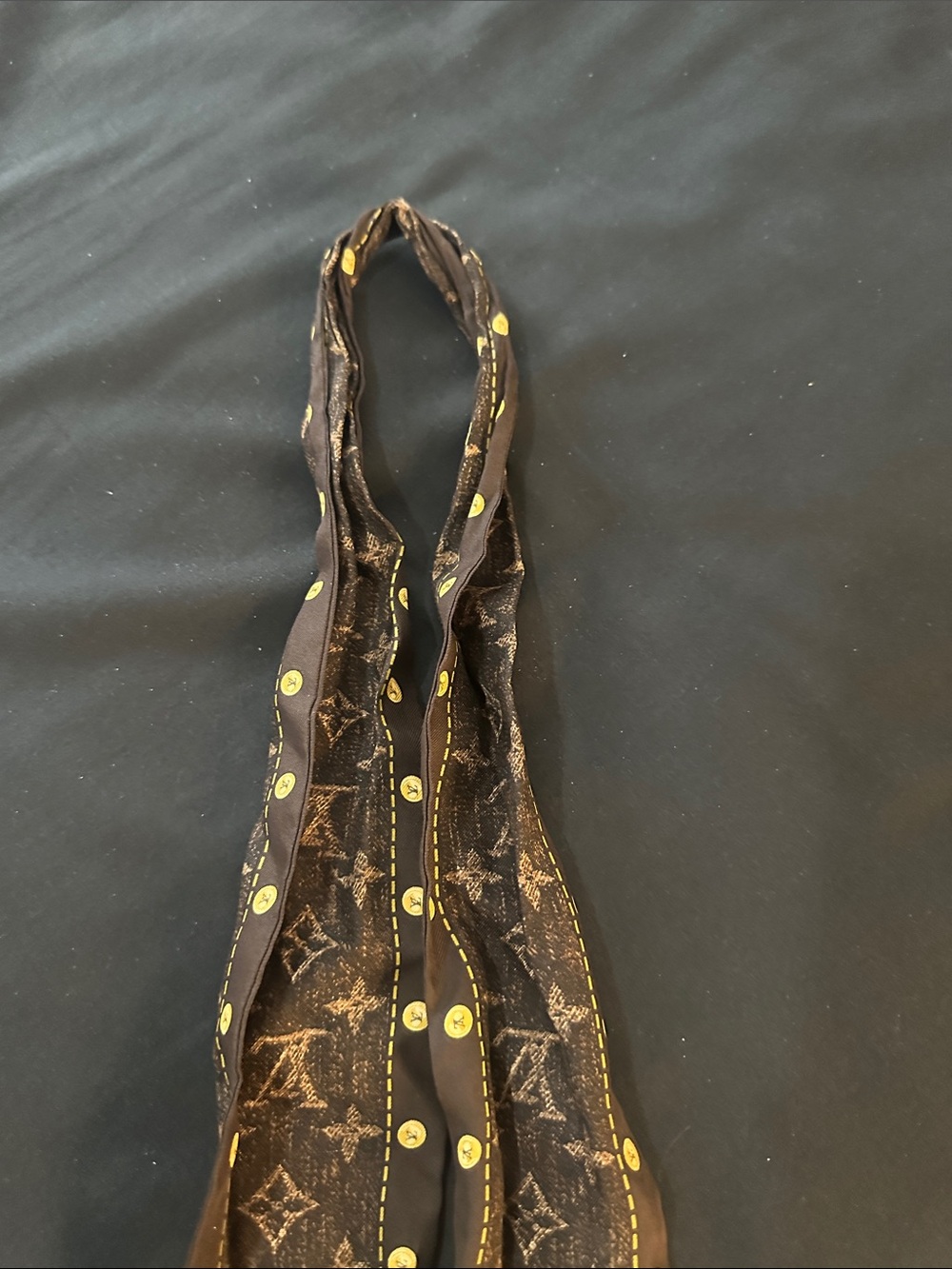 Louis Vuitton Brown Monogram Silk Bandeau - Picture 6 of 7